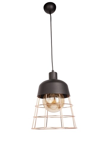 Lustra yok, 63167, squid lighting, 60w, negru, cupru