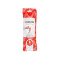 Set 20 saci de gunoi, Brabantia, PerfectFit, marimea B, 5 L, nailon, alb