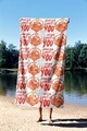 Prosop de plaja, Astacura, Your Limit 70, 70x130 cm, 70% poliester/30% poliamida, Multicolor