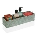 Organizator dulap Evans, Versa, 3 compartimente, 36x12x8 cm, iarba de mare, verde