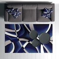 Covor, Woopamuk203, 120x180 cm, Albastru navy