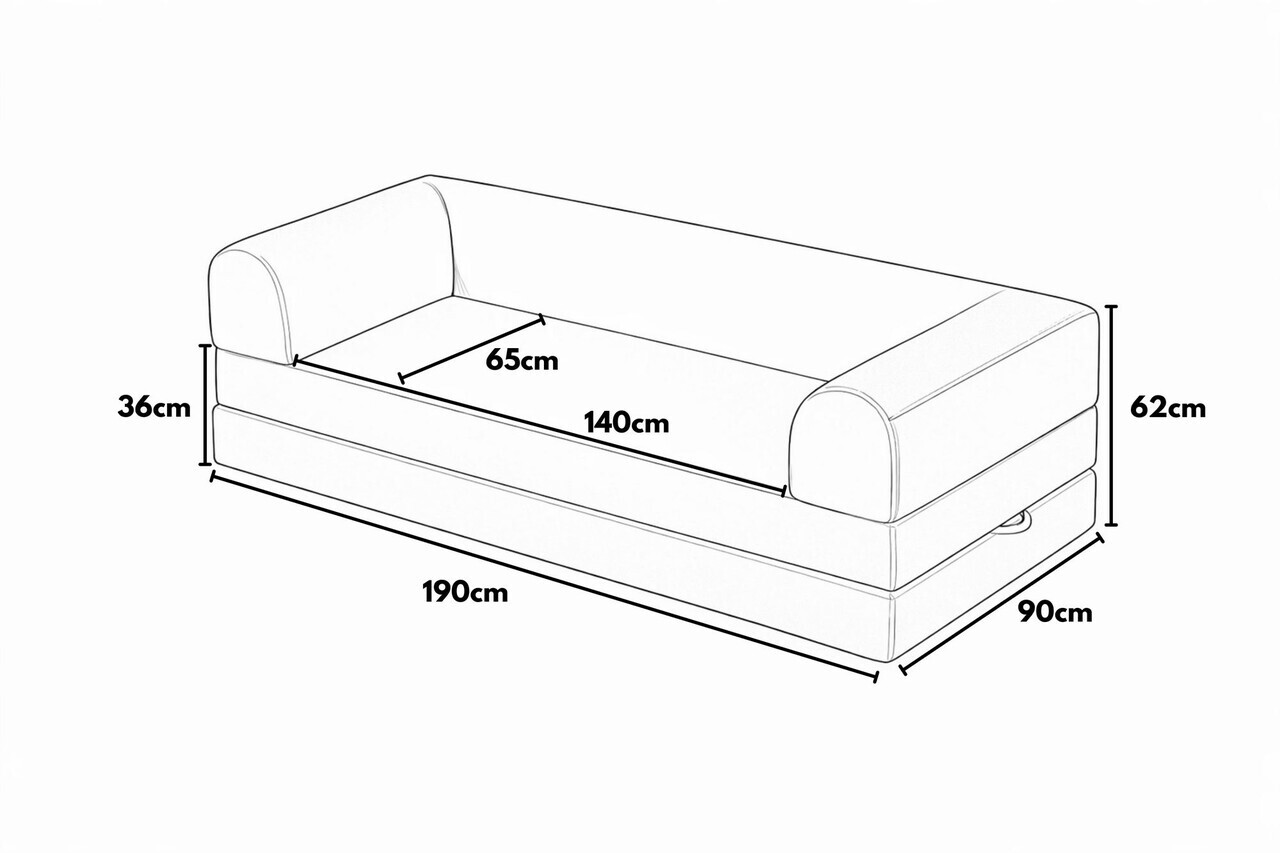 Canapea extensibila 3 locuri, Atelier del Sofa, 118FVL1305, Tesatura plus reiata, Gri deschis - view 9