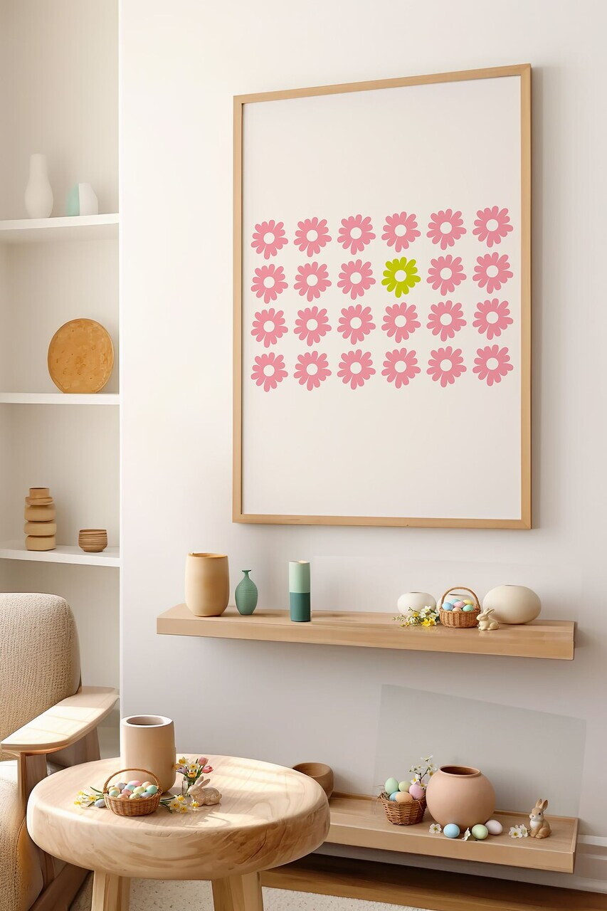 Tablou decorativ, Arteastermodel24-5070, MDF, Multicolor