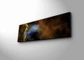 Tablou decorativ cu lumina LED, 3090İACTD-53, Canvas, 30 x 90 cm, Multicolor