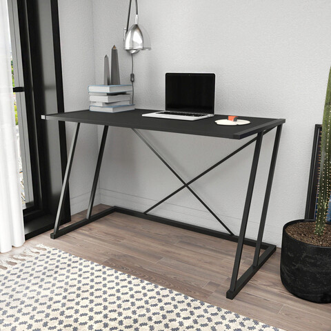 Birou, retricy, adelaide, 114x60x75 cm, pal, negru / antracit