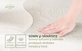 Saltea anatomica, Nature Pocket Bamboo Memory Evolution, 180x190x30 cm, Latex, Arcuri Pocket, 7 Zone de Confort