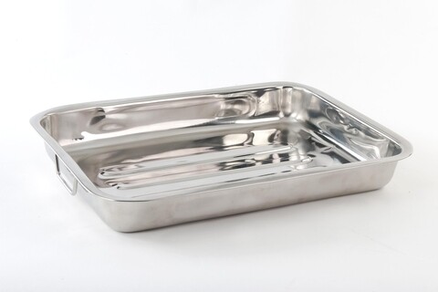 Tava din inox pentru cuptor vanora, 30 x 24 x 3 cm, inox