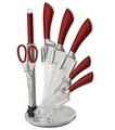 Set cutite si accesorii, 8 piese, Berlinger Haus, Burgundy, inox