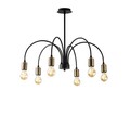 Lustra, Tatum, 584TTM1260, Fier, Negru