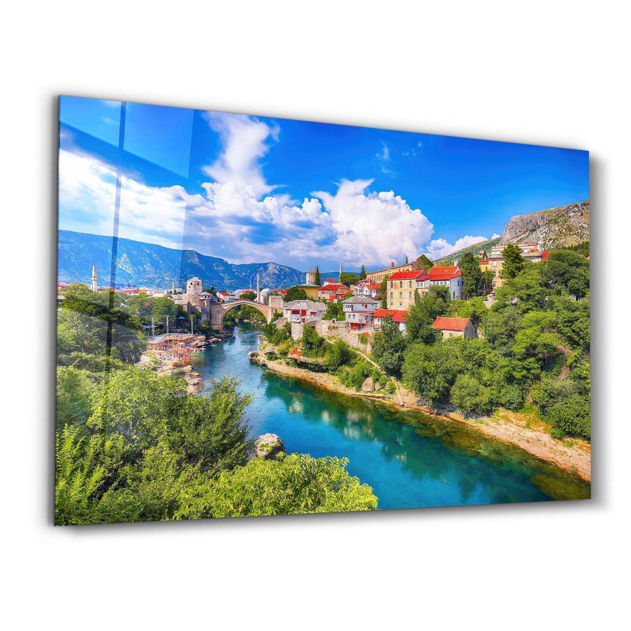 Tablou decorativ, SPR-1450, Dimensiune: 35 x 55 cm, Multicolor - view 5