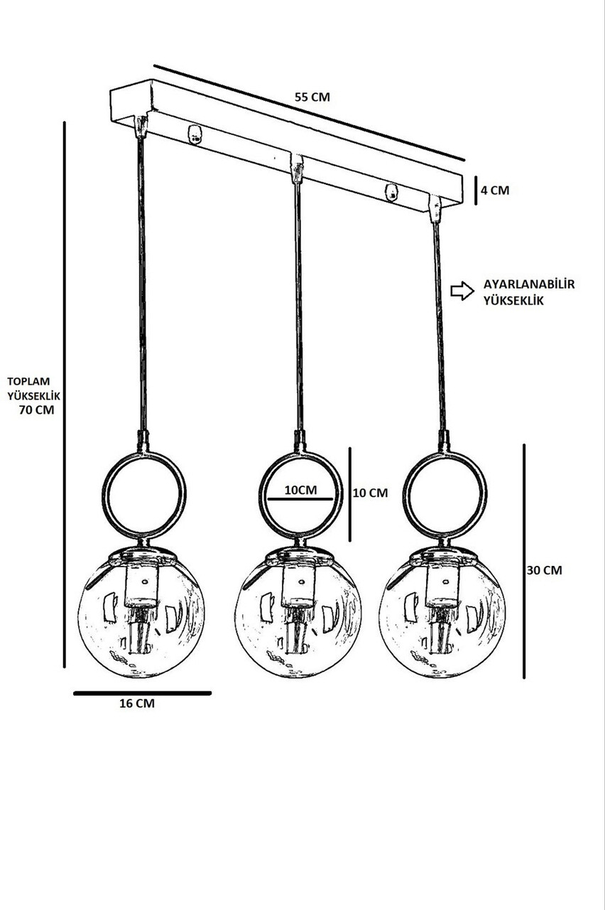 Lustra, Stala, 846STL2815, Metal, Cupru