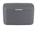 Cutie depozitare Barcelona, Wenko, 19.5x16x11 cm, plastic/TPE, gri inchis