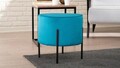 Bancheta, Balcab Home, 825BLC2504, Lemn de fag, Albastru/Negru