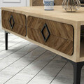 Set mobilier living, Hommy Craft, Samba, Stejar