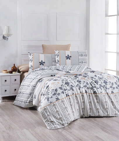 Lenjerie de pat pentru o persoana Single XL (DE), Oak, Life Style, Bumbac Ranforce Life Style