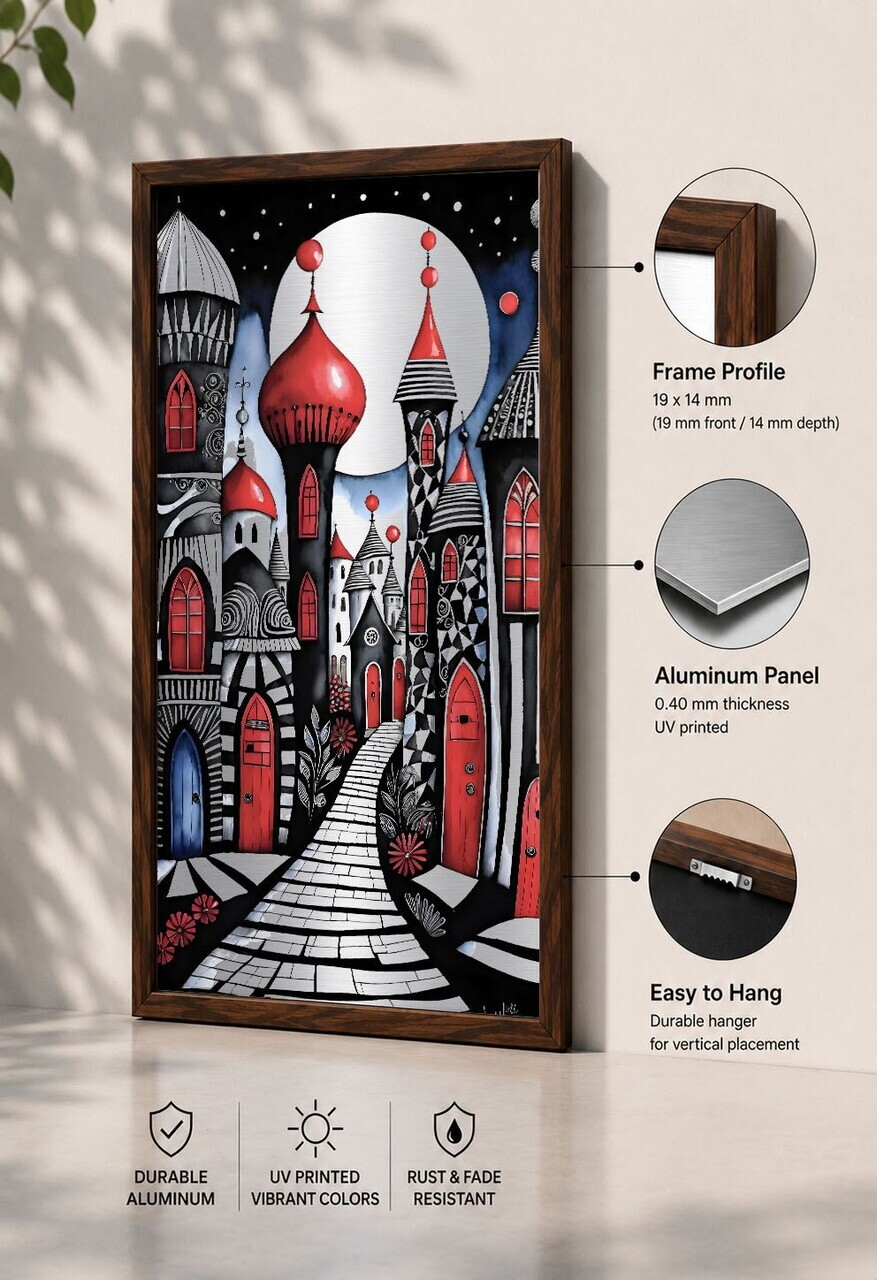 Tablou decorativ, Ahsalct-005, Cadru: 100% PVC (Grosime: 2 cm), Multicolor — imaginea 3