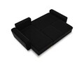 Coltar extensibil reversibil 4 locuri, Moghan, Micadoni Home, GL, 241x145x88 cm, catifea, negru