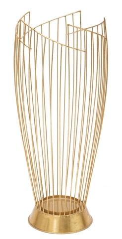 Suport pentru umbrele Fashion, Mauro Ferretti, 28×69 cm, fier, auriu