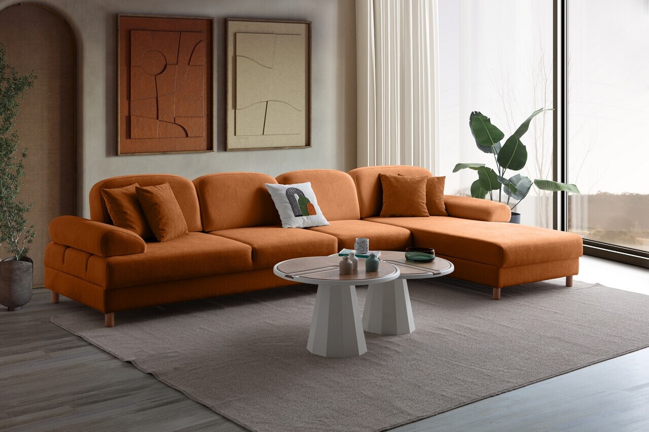 Coltar, Atelier del Sofa, 752EST1424, Portocaliu — imaginea 2