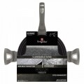 Set 3 tigai, Berlinger Haus, 20/24/28 cm, aluminiu forjat si marmura, Carbon