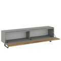Comoda TV, Inarch, Sign, Gri / Stejar