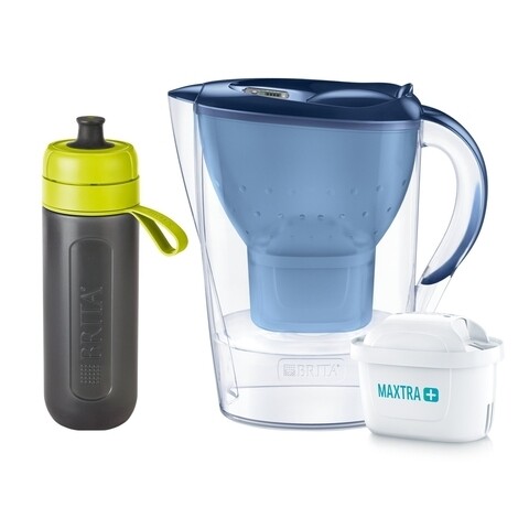 Pachet Brita cana filtranta Marella 2.4 L si sticla filtranta Active 600 ml