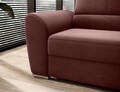 Coltar extensibil dreapta 3 locuri ELTAP, RT-24LU, Siber, 270x186x93 cm, lemn/poliester, roz inchis