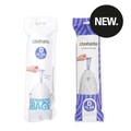 Set 20 saci de gunoi, Brabantia, PerfectFit, marimea D, 15-20 L, nailon, alb