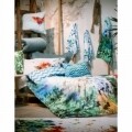 Lenjerie de pat dubla Jungle, Aglika, 3 piese, 200 x 220 cm, 100% bumbac, multicolora