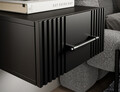 Noptiera ELTAP, Raftt, 40x42-44x20 cm, PAL/MDF, negru