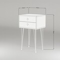 Masuta pentru living Melinos, Kalune Design, 45x35x70 cm, natural