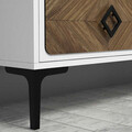 Set mobilier living, Hommy Craft, Samba, Alb/Maro
