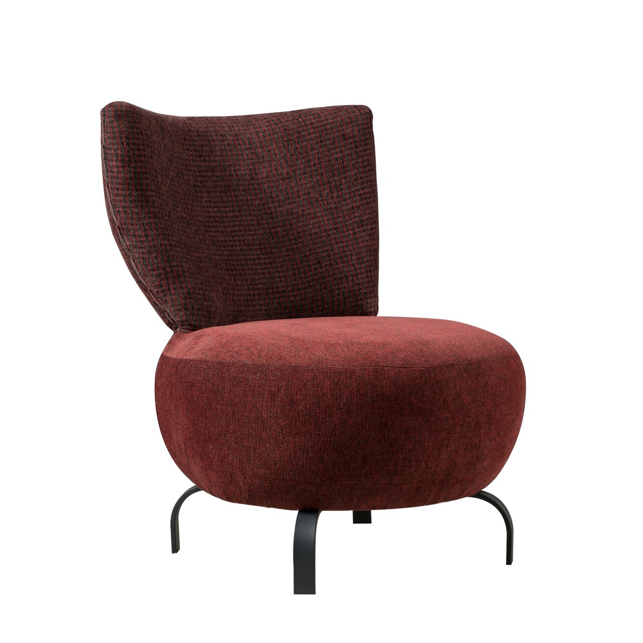 Fotoliu, Unique Design, 867UNQ1066, Lemn de carpen, Rosu claret - 2 | YEO
