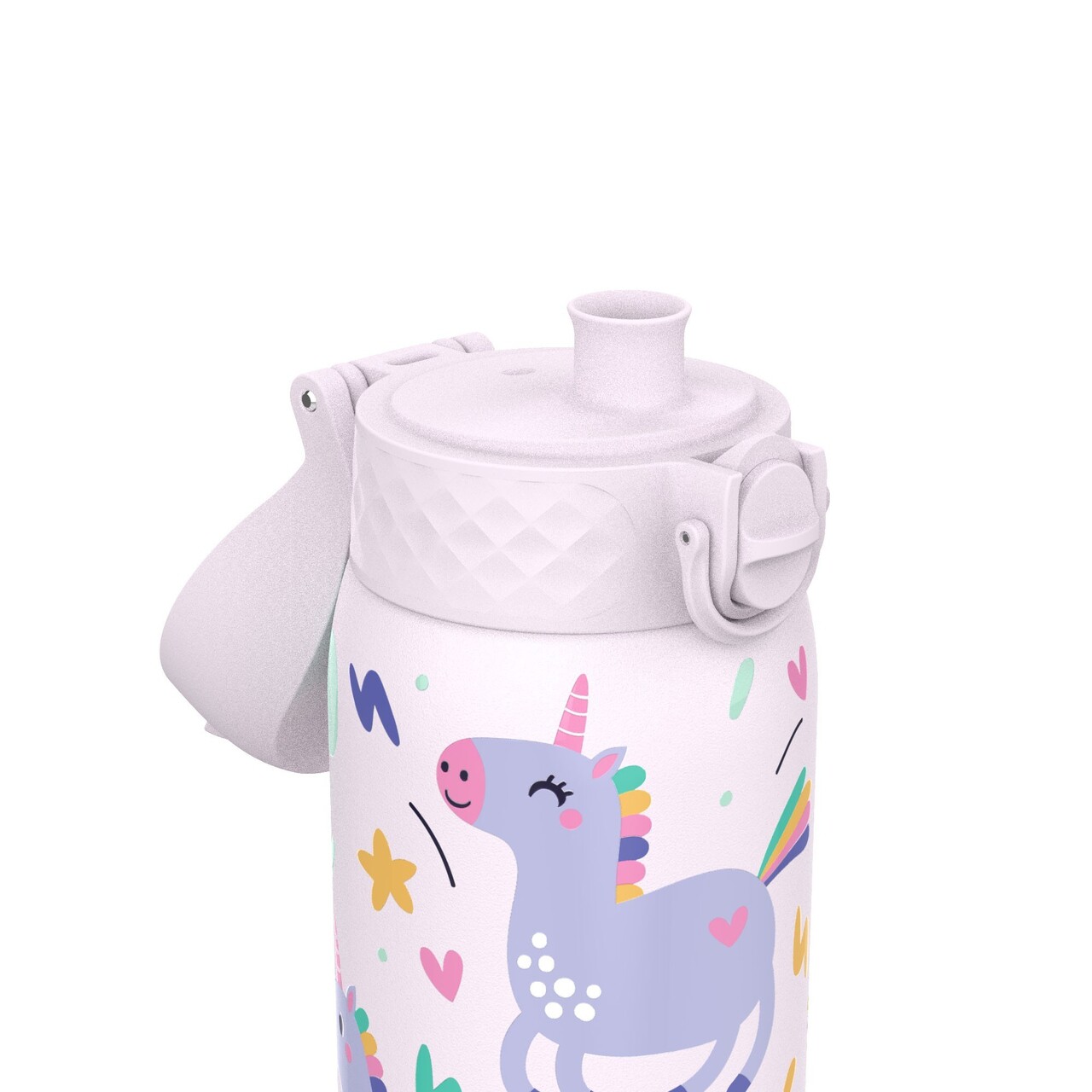 Sticla apa pentru copii, inox, 320ml, Unicorns - Ion8 - imagine 2