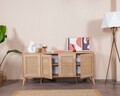 Consola, Wolina, Calvin, 80x180x41 cm, Corp: PAL 100% MELAMINAT, Stejar