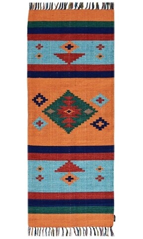 Poza Covor Kilim, Country Modern 346, Baketo, 100% bumbac, lucrat manual, 60x200 cm