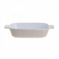 Vas de copt din ceramica InArt, 40 x 24 x 7 cm, cream