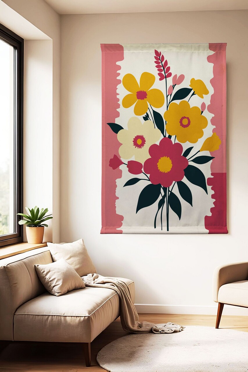 Tablou decorativ, Polybaby 6, Lățime: 70 cm Înălțime: 120 cm, Multicolor - view 2
