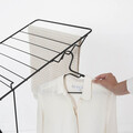 Uscator de rufe, Brabantia, Hangon Matt, 20 m capacitate de uscare, otel, negru mat