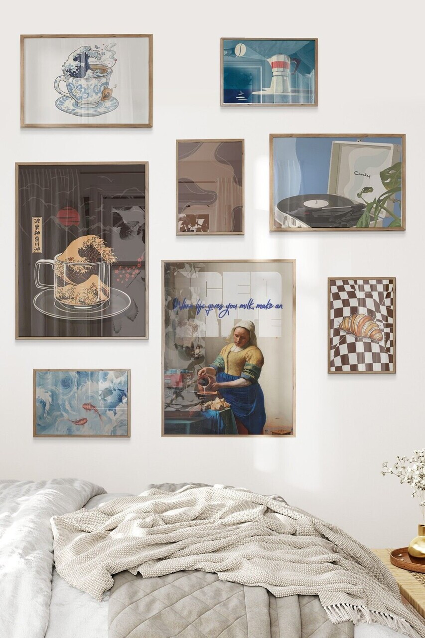 Tablou decorativ, Çgs-051-Wooden-Kck, Lemn masiv, Față: 100% PVC STICLĂ, Multicolor - view 2