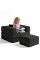 Canapea extensibilă pentru copii, Atelier del Sofa, 326NYR1104, Negru