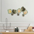 Decoratiune de perete, Zhoushan, Metal, Dimensiune: 80 x 7 x 40 cm, Multicolor