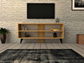 Comoda TV, Puqa Design, One, 120x50x29.6 cm, PAL, Stejar
