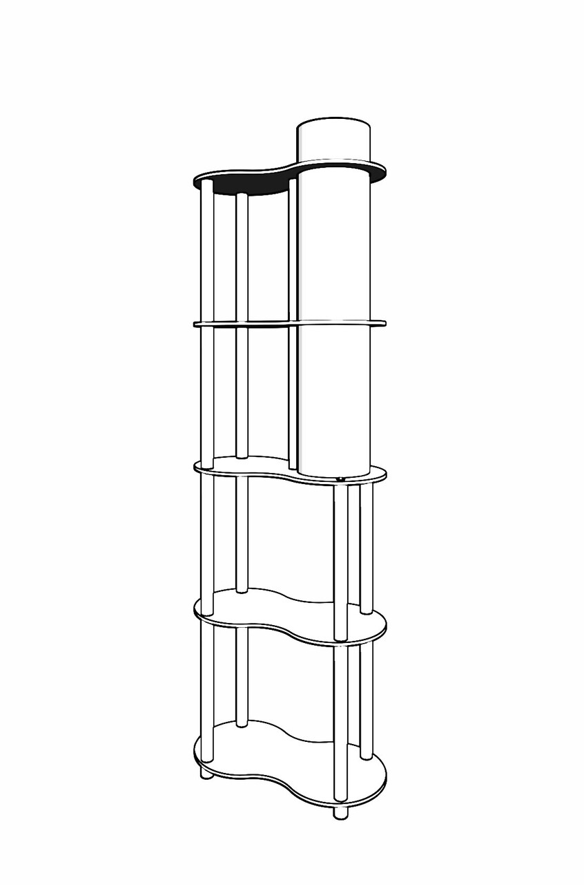 Lampadar, L'essentiel Maison, 666PTR1122, Maro - view 5