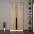 Cuier de perete, Minerva, Noah, 90x210x35 cm, PAL, Maro