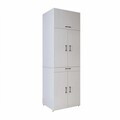 Dulap masina de spalat, Hanah Home, Dora, 70x230x68.8 cm, PAL, Alb