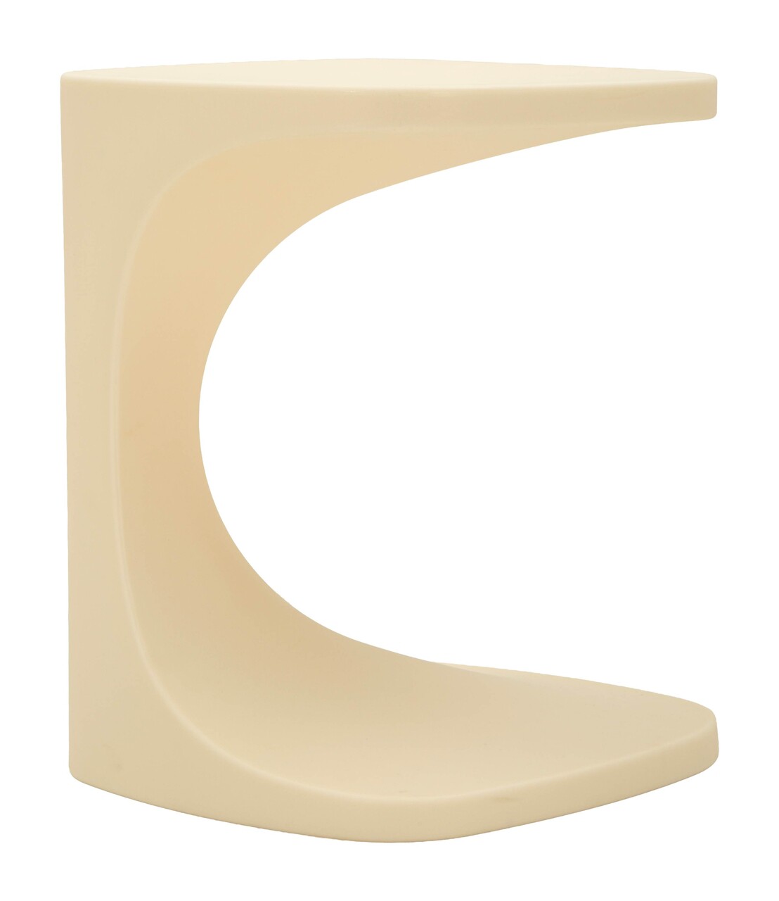 Masuta de cafea, Mauro Ferretti, Ibiza, 42x42x52 cm, utilizare interior / exterior,  plastic, alb - view 7