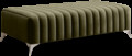 Bancheta, ELTAP, PU-LAU-33NU, Laurence, 132x64x36 cm, poliester, verde olive