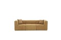 Canapea 3 locuri, Atelier del Sofa, 825BLC4320, Tesatura Chenille, Maro