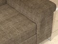 Coltar extensibil dreapta 4 locuri ELTAP, ERI-02, Eridano, 275x202x88 cm, lemn/poliester, bej inchis